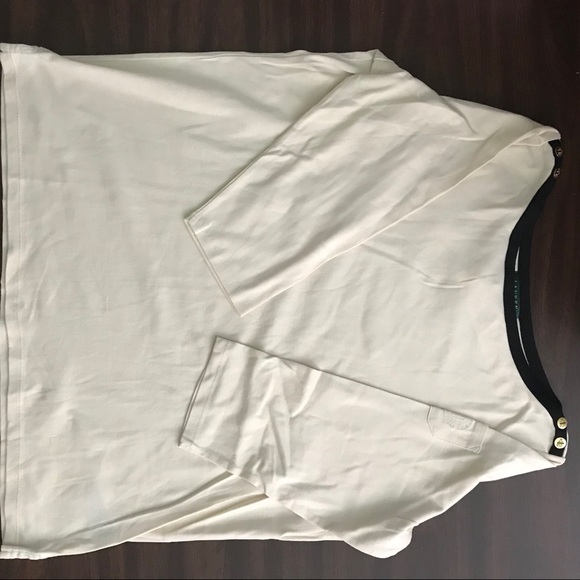 Lauren Ralph Lauren 3/4 sleeve jersey top - Picture 1 of 2
